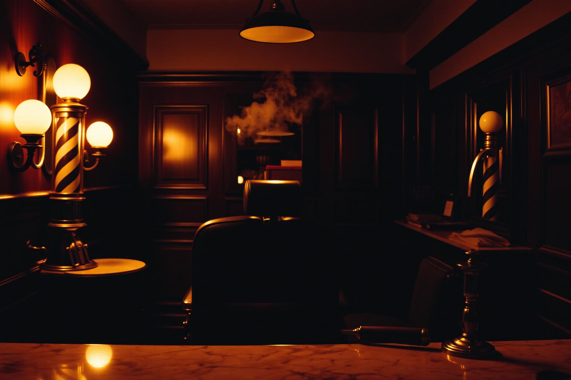 Interior of Zeke's Classic Edge Barber Shop